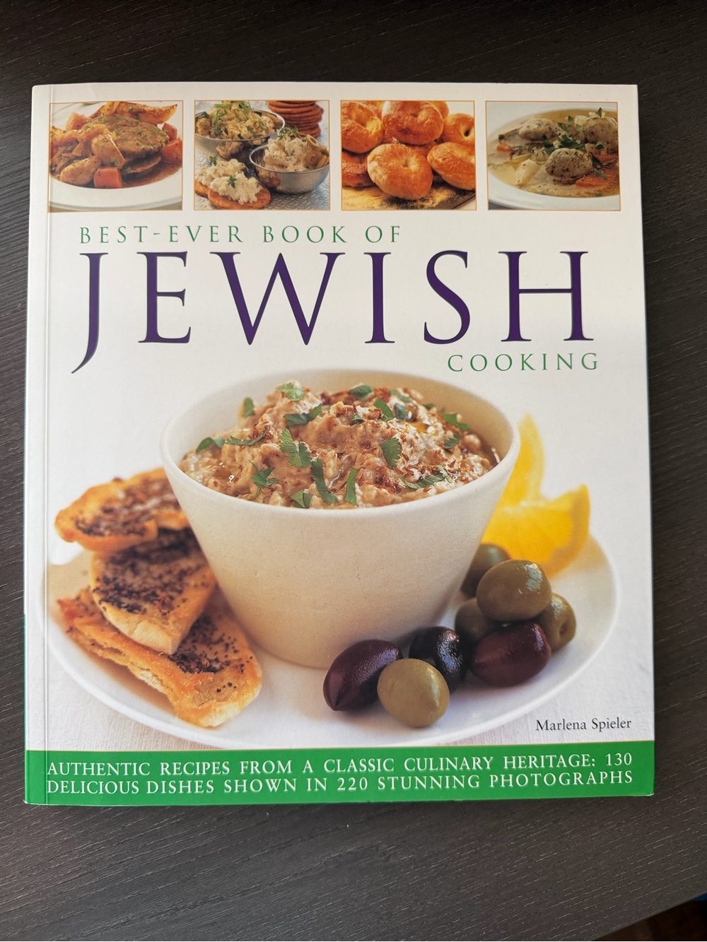 Best-Ever Book of Jewish Cooking by Marlena Spieler - White Cover